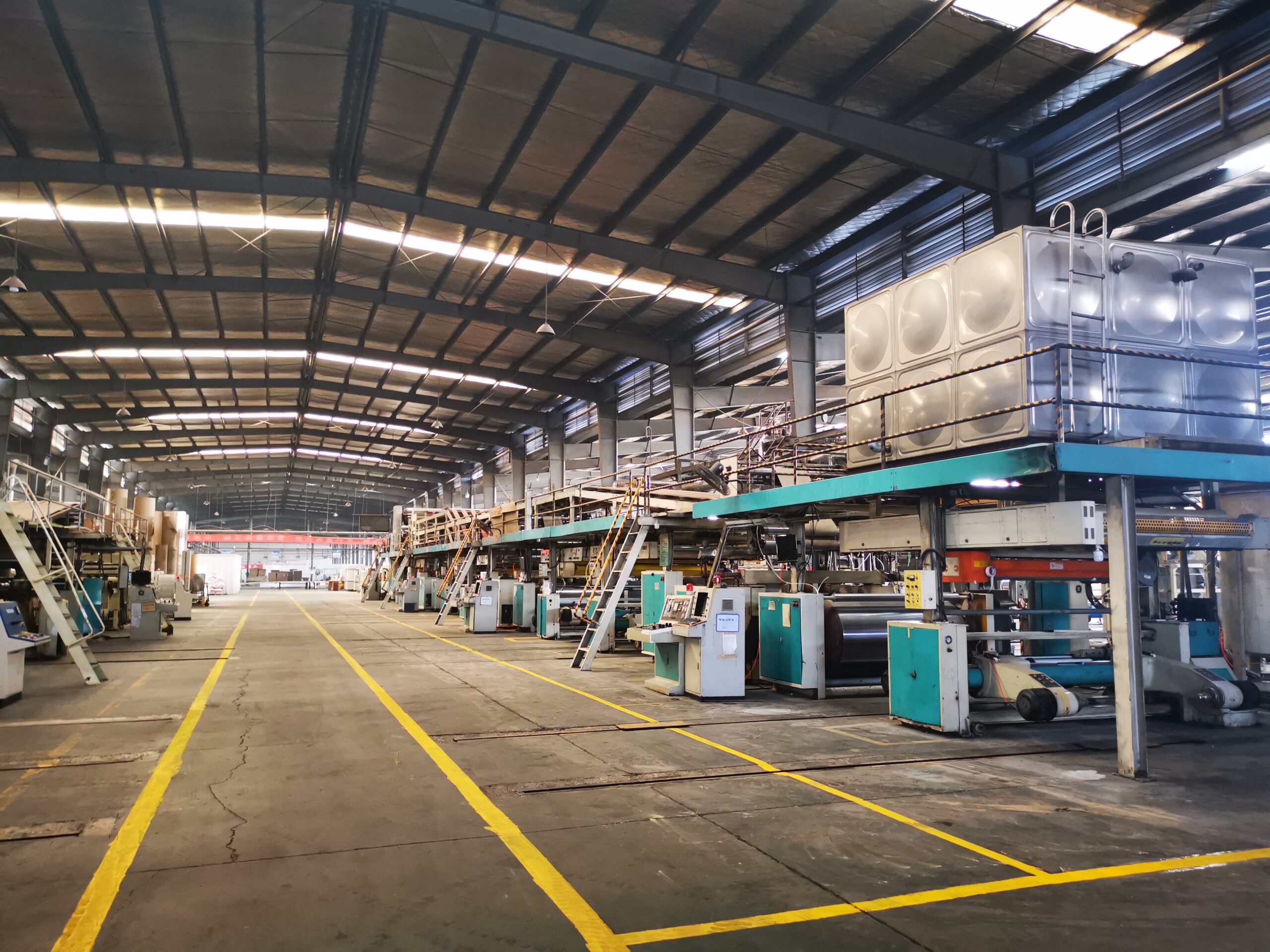 Corrugated production line